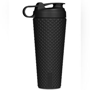 Hydro Jug Hydro Shkr 2 Lid Combo Shaker & Tumbler Cup 24 Oz Black NEW IN BOX